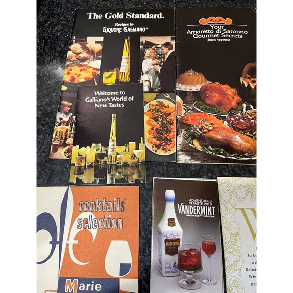 Vintage  Recipe Drink Mix Booklets Vandermint Bacardi - Picture 2 of 5